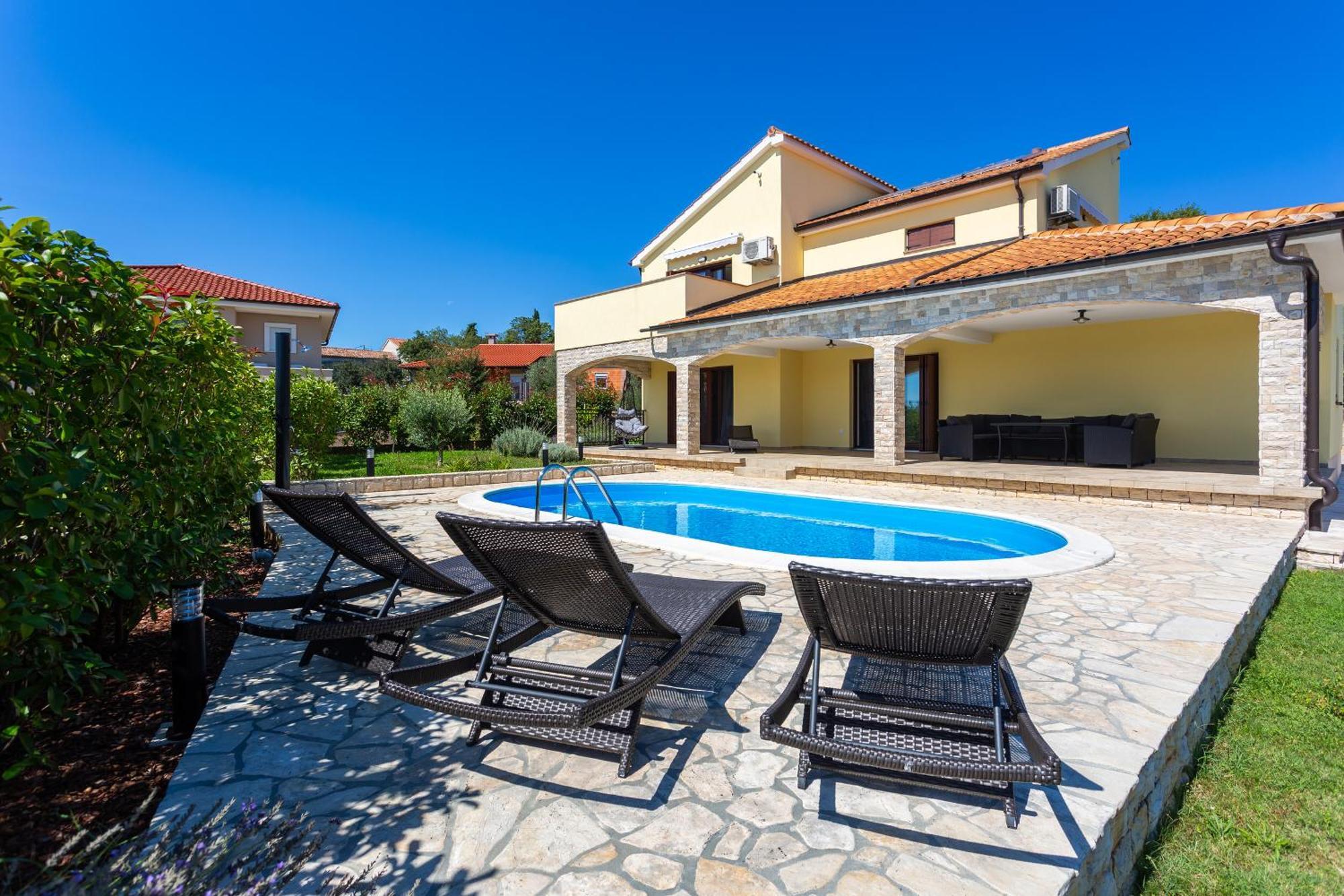 Home Begonia Krk Villa With Swimming Pool Zgaljic Exteriér fotografie